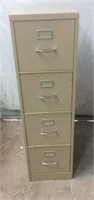 Tall Metal 4 Drawer Filing Cabinet Z9A