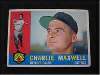 1960 TOPPS #443 CHARLIE MAXWELL TIGERS