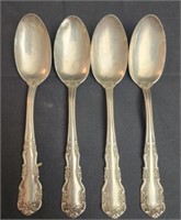 4 sterling spoons