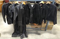 (6) LEATHER & SUEDE WOMEN'S JACKETS