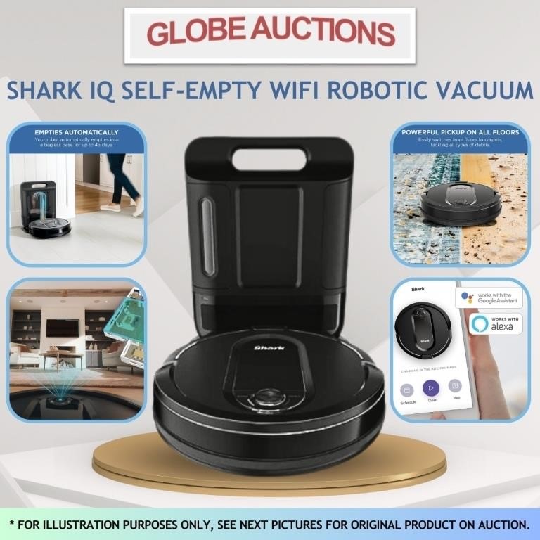 SHARK IQ SELF-EMPTY WIFI ROBOTIC VACUUM (MSP:$648)