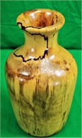 11 1/2" Wooden Vase/Carafe