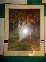 Native American, A Sidekick Print by Vel Miller