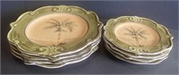 Sauvignon West Indies Ceramic Plates and Saucers,