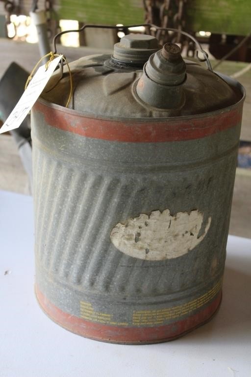 Vintage Metal Gas Container Can