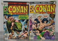 2 vintage Conan comics