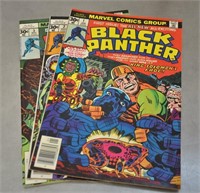 Vintage Black Panther comics #1,2,3
