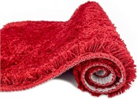 Eanpet Shaggy Bathroom Rugs Non-Slip Chenille Bat