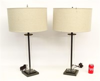 Pair Restoration Hardware Lamps