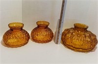 Amber Glass Shades