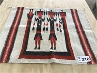 30x37 AUTHENTIC NATIVE AMERICAN RUG/THROW