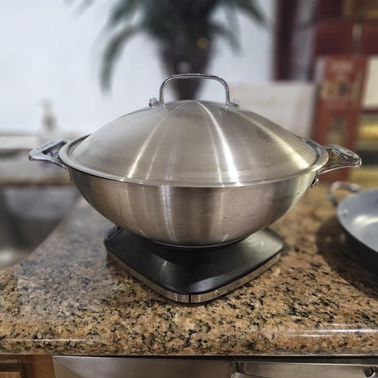 Cuisinart Stainless Electric Wok W Detachable Base