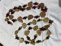 2 Wooden Necklaces