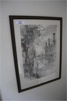 FRAMED PICTURE (MASKELL) 1969 - 19"W X 25"H