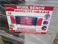 New/Unused Steelman 10 Drawer Work Bench