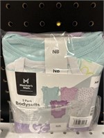 MM 5 pack body suits NB