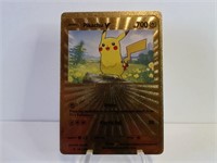 Pokemon Card Rare Gold Pikachu V