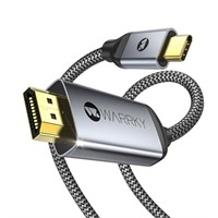 USB C to HDMI Cable 4K, WARRKY [Gold-Plated
