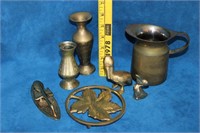 7 Pieces of Brassware