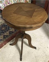 Duncan Phyfe Style Lamp Table & Vintage Table