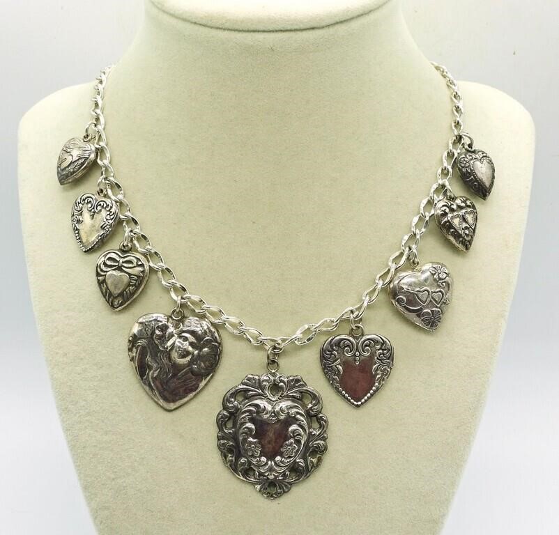STERLING HEART NECKLACE