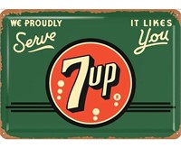 7UP Tin Sign