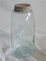 VTG BALL MASONS PATENT NOV 30TH 1858 GLASS JAR W..