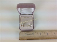 14k Gold & Pearl Earrings