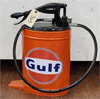 Complete Restored "Gulf" Pump