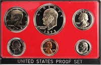 1973 United Stated Mint Proof Set 6 coins No Outer