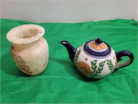 Tea Pot and Vase