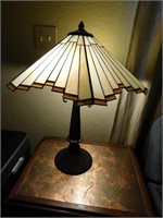 P729- Stained Glass Tiffany Style Lamp