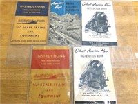 5 Original American Flyer Manuals