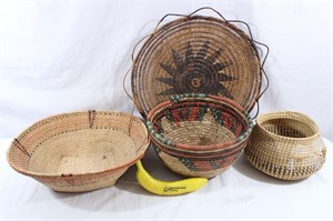 Native Woven Baskets+