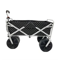 Steel Frame Collapsible Folding Wagon, Dots