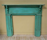 Painted Fireplace Mantel.