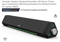 Computer Speakers, Bluetooth Soundbar