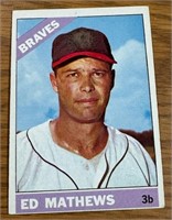 1966 Topps #200 Eddie Matthews MLB Braves