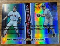 1999 Topps Jeter/ Garciapara Split Sc. Refractor