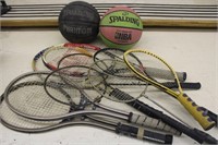 Sports Lot, Tennis Rackets & More