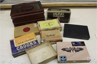 Humidor & Empty Cigar Boxes