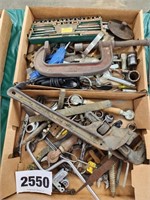 Pipe Wrench, Clamp, Tap/Die Set, Wrenches, etc