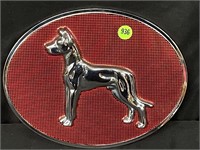 10 INCH WIDE GREAT DANE EMBLEM