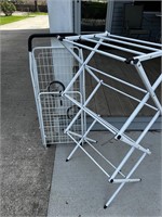 Drying rack and wire cart