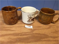 Boy Scouts & Illinois Sesquicentennial Coffee Mugs