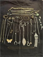 Necklaces & Earrings, Some Sterling