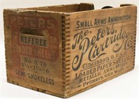 Early Peters Loaded Shells Wood Crate
