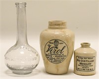 Lof Of Vintage Apothecary Jars
