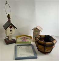 Birdhouse Lamp With Home Decor