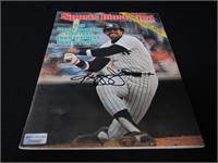 Reggie Jackson signed magazine COA